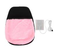 Tapis de Souris Chauffant USB pour Les Mains par Temps Froid, Tapis de Souris Chauffant en Peluche pour Hommes et Femmes, 11,42 X 8,66 Pouces (Pink) (Pink)