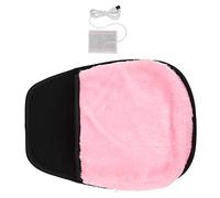 Tapis de Souris Chauffant USB, Tapis de Souris Chauffant pour Les Mains pour Un Travail Confortable, Matériau en Peluche, 29x22 Cm, Idéal pour la Maison et Le Bureau (Pink)