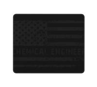 Tapis De Souris Chemical Engineer American Flag Mouse Pad Anti-Dérapant Mousepad Comfortable sous-Main pour Claviers Travail Table 25X30CM