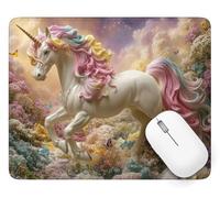 Tapis de Souris Cheval Tapis de Souris 200 x 150 mm Bords Cousus, A-3786 | Animal Mouse Pad Petit, avec Imperméable et Antidérapante Mousepad, pour PC Gamer Bureau Decor, Cadeaux pour Hommes A-3786