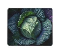 Tapis de souris chou lumineux avec coutures anti-effilochage, tapis de souris de jeu imperméable pour homme et femme, base en caoutchouc antidérapant, pour ordinateur portable, bureau, accessoires de