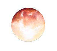 Tapis de souris circulaire série New Planet, accessoire avec Style terre/Venus/Mars/mercure/Jupiter/lune arc en ciel/lune noire, 2021