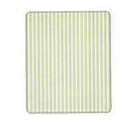 Tapis de souris classique imprimé rayé vert, tapis de souris pour ordinateur portable, 25,4 x 30,5 cm, bureau 20,9 x 24,1 cm