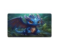 Tapis de Souris Cobalt Baby Dragon Grand Format 40x75cm avec Surface antidérapante en Caoutchouc résistant à l'eau pour la Maison Le Bureau et la Salle de Jeux