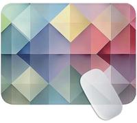 Tapis de Souris Coloré 60 x 40 cm, Tapis Souris Gaming Géométrie, Mouse Pad avec Base Anti-Dérapante en Caoutchouc, Améliore la Précision et la Vitesse, Petit Portable Mouse Pad pour Gamer M3-794