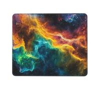 Tapis de souris coloré Aurora multi-tailles pour bureau, étude et jeu - Tapis de souris avec forte adhérence et surface épaisse et confortable