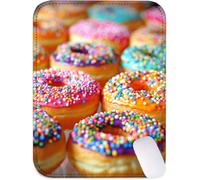 Tapis de Souris Coloré Tapis Souri 340x280, Petit sous Main Bureau Donut Mouse Pad Imperméable, Base Antidérapante Lavable la Vitesse et la Précision Améliorées pour PC, Ordinateur, Travail J2-530