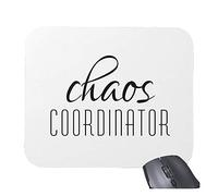 Tapis De Souris Coordinateur du Chaos Mouse Pad Durable Accessoires De Jeu Portable Mousepad pour Bureau Travail Ordinateur M