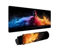 Tapis de Souris Couleur 1500x800x3MM Tapis de Souris Gamer Fille De Ballet, Accessoire Bureau Travail Grand avec Base en Caoutchouc Antidérapant Surface, Gaming Accessoire pour Gamer, Portable -TL549O