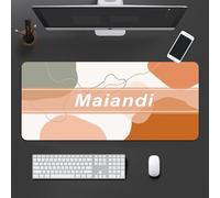 Tapis de souris couleur Morandi, Style nordique, surdimensionné, pour Console de jeu, clavier d'ordinateur, Kawaii, décoration de bureau, pour ordinateur portable