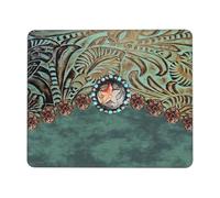 Tapis De Souris Cowboy Cowgirl Rustique De Style Western Vert Sarcelle Tapis De Souris De Jeu Durable Souris Tapis Mousepad De Bureau pour Bureau Pc Clavier 25X30Cm