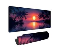 Tapis de Souris Crépuscule Grand Tapis de Souris 1000x500mm Gaming Accessoire Imperméable Antidérapant Mouse Pad avec Coutures sur Les Bord Mouse Pad Accessoires Bureau pour Gaming Bureau (Arbre) M-34