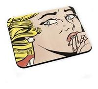 Tapis de souris Crying girl 1963 / by roy lichtenstein / pop art / comics G