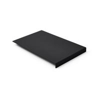 Tapis de Souris Cuir Véritable Noir - Avec Rebord et Fond Antidérapant