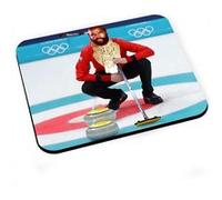 Tapis de souris Curling is cool swag barracuda l'agence tous risque humour G