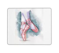 Tapis de souris danseuse de ballet, tapis de bureau pour ordinateur portable, base antidérapante, tapis de clavier résistant à l'eau, tapis de bureau pour joueur, bureau et maison