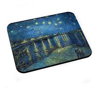 Tapis de Souris d'après l'oeuvre de Vincent Van Gogh Nuit Etoilée sur Le Rhone Peinture Art