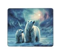 Tapis de souris de 20,1 x 24,1 cm, tapis de souris avec base en caoutchouc antidérapant, tapis de clavier pour le travail