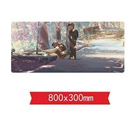 Tapis De Souris De 5 Centimètres par Seconde, 800 X 300 X 3 Mm, Base en Caoutchouc Antidérapante, Compatible avec Les Souris Laser Et Optiques, S