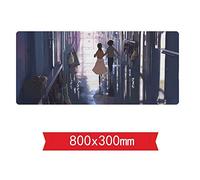 Tapis De Souris De 5 Centimètres par Seconde, 800 X 300 X 3 Mm, Base en Caoutchouc Antidérapante, Compatible avec Les Souris Laser Et Optiques, K