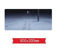 Tapis De Souris De 5 Centimètres par Seconde, 800 X 300 X 3 Mm, Base en Caoutchouc Antidérapante, Compatible avec Les Souris Laser Et Optiques, C