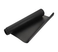 Tapis de Souris de Bureau PU Noir Double Face Antidérapant | Usage Bureau, Texture Dessous Anti-skid, Stabilité Accrue, Design Simple, pour Famille et Adolescents