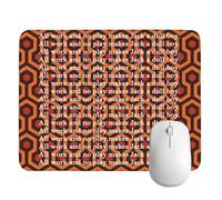 Tapis de souris de film d'horreur antidérapant pour bureau - Accessoires de bureau - Accessoires de bureau - Tapis de souris effrayant Halloween Mouspad All Work and No Play Makes Jack a Dull Boy