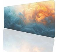Tapis de Souris de Jeu, 1000x500x3mm XXL Tapis Souris Gaming Grand, Antidérapant Étanche, Extended Long Clavier Mouse Pad, Accessoire Bureau, pour Gamer, Ordinateur, PC FuméE PjY5250 W-E