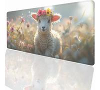 Tapis de Souris de Jeu, 1500x800x3mm XXL Tapis Souris Gaming Grand, Antidérapant Étanche, Extended Long Clavier Mouse Pad, Accessoire Bureau, pour Gamer, Ordinateur, PC Animal PjY11464 N-U