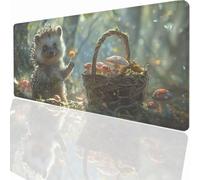 Tapis de Souris de Jeu, 1500x800x3mm XXL Tapis Souris Gaming Grand, Antidérapant Étanche, Extended Long Clavier Mouse Pad, Accessoire Bureau, pour Gamer, Ordinateur, PC HéRisson PjY6828 V-7