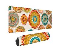 Tapis de Souris de Jeu, 600 x 300 mm XXL Tapis Souris Gaming Grand, Antidérapant Étanche, Extended Long Clavier Mouse Pad, Accessoire Bureau, pour Gamer, Ordinateur, PC (Mancha ro Couleur) X-60