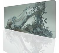 Tapis de Souris de Jeu, 600x300x3mm XXL Tapis Souris Gaming Grand, Antidérapant Étanche, Extended Long Clavier Mouse Pad, Accessoire Bureau, pour Gamer, Ordinateur, PC Talons Hauts PjY14980 N-U