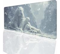 Tapis de Souris de Jeu, 600x300x3mm XXL Tapis Souris Gaming Grand, Antidérapant Étanche, Extended Long Clavier Mouse Pad, Accessoire Bureau, pour Gamer, Ordinateur, PC Animal PjY4082 T-D