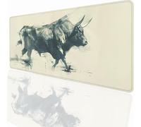 Tapis de Souris de Jeu, 600x300x3mm XXL Tapis Souris Gaming Grand, Antidérapant Étanche, Extended Long Clavier Mouse Pad, Accessoire Bureau, pour Gamer, Ordinateur, PC Abstrait PjY3264 7-G
