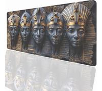 Tapis de Souris de Jeu, 700x400x3mm XXL Tapis Souris Gaming Grand, Antidérapant Étanche, Extended Long Clavier Mouse Pad, Accessoire Bureau, pour Gamer, Ordinateur, PC Pharaon PjY11924 N-U