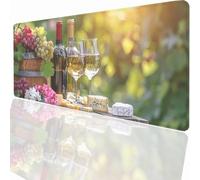 Tapis de Souris de Jeu, 800x300x3mm XXL Tapis Souris Gaming Grand, Antidérapant Étanche, Extended Long Clavier Mouse Pad, Accessoire Bureau, pour Gamer, Ordinateur, PC Raisin Nourriture LMDT8952