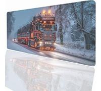 Tapis de Souris de Jeu, 800x300x3mm XXL Tapis Souris Gaming Grand, Antidérapant Étanche, Extended Long Clavier Mouse Pad, Accessoire Bureau, pour Gamer, Ordinateur, PC Voiture PjY4336 P-B