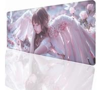 Tapis de Souris de Jeu, 800x400x3mm XXL Tapis Souris Gaming Grand, Antidérapant Étanche, Extended Long Clavier Mouse Pad, Accessoire Bureau, pour Gamer, Ordinateur, PC Art Figuratif PjY916 J-R