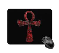Tapis De Souris De Jeu Ankh Égyptien Rouge Antique Tapis De Souris Antidérapant Glissement Facile Tapis De Souris D'Ordinateur, pour Ordinateur Portable, Ordinateur, 25x30cm