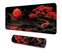 Tapis de Souris de Jeu antidérapant avec Bords Cousus, 90 x 40 cm, for Ordinateur Portable, Tablette, PC, Bureau, Jeu(Mouse pad2,300X700X2mm)