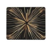 Tapis de souris de jeu antidérapant imprimé étincelle tapis de souris de bureau adapté pour l'étude et les jeux 20,1 x 24,1 cm