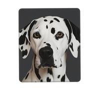 Tapis de souris de jeu avec base en caoutchouc antidérapant, tapis de souris ultra lisse et confortable, lavable, tapis de souris dalmatien, tapis de poignet pour bureau, accessoires de bureau, 17,8 x