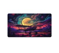 Tapis de Souris de Jeu avec Photo d'un Planeur dans l'espace Style Clavier d'ordinateur Grand 40x75cm pour Ordinateur Portable Fournitures de Bureau Mignonnes Accessoires de décoration de Bureau