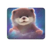 Tapis De Souris De Jeu, Banque Castor Mouse Pad Doux Tapis De Souris Gamer Antidérapante Mousepad pour Ordinateur Bureau 25X30Cm