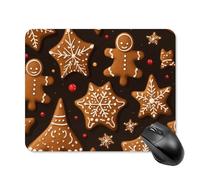 Tapis De Souris De Jeu Biscuit De Noël Portable Tapis De Souris D'Ordinateur Lavable Gaming Mousepad pour Pc Jeux Ordinateur 25X30Cm