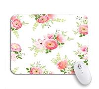 Tapis De Souris De Jeu Bouquet Délicat De Fleurs Fraîches De Printemps Fleur De Renoncule Magnolia Tapis Souris Résistant À Usure Bureau Tapis Souris, pour Maison, Jeux, 25 x 30cm