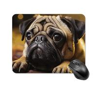 Tapis De Souris De Jeu Carlin Qui Pleure Résistant À Usure Tapis De Souris Antidérapante Souris De Gaming pour Professionnels Ordinateur Jeux 25X30Cm