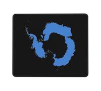 Tapis De Souris De Jeu Carte des Drapeaux De L'Antarctique Glissement Facile Doux Bureau Tapis Souris, pour Ordinateur, Jeux, Ordinateur Portable, 25x30cm