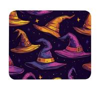 Tapis De Souris De Jeu Chapeaux De Sorcière d'halloween Adorables Résistant À Usure Tapis De Souris Gaming Moderne Mouse Pad pour Pc Jeux Ordinateur 25X30Cm