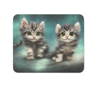 Tapis De Souris De Jeu, Chat Chaton Chaton Frères Et Sœurs ! Souris De Gaming Base en Caoutchouc Gamer Mouse Pad Antidérapante Souris De Bureau pour Souris Joueurs Professionnels 25X30Cm
